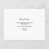 Herfst rustieke oogverblindende Bourgondische brui Uitnodiging Briefkaart (Achterkant)