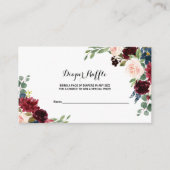 Herfst rustieke oogverblindende Bourgondische luie Informatiekaartje (Voorkant)