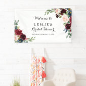 Herfst rustieke oogverblindende Bourgondische Vrij Spandoek (Insitu)