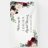 Herfst rustieke oogverblindende Bourgondische Vrij Spandoek (Verticaal)