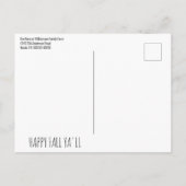 Herfst rustieke pick-up truck pompoenen Herfst par Uitnodiging Briefkaart (Achterkant)