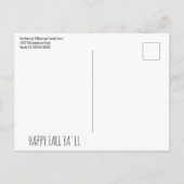 Herfst rustieke pick-up truck pompoenen Herfst par Uitnodiging Briefkaart (Achterkant)