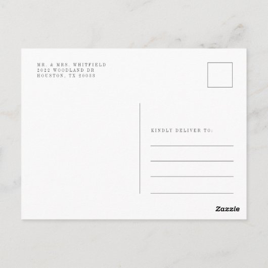 Herfst rustieke pompoen Thanksgiving uitnodiging (Achterkant)