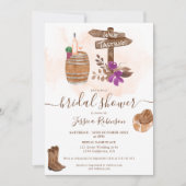 Herfst rustige waterverf vrijgezellenfeest kaart (Voorkant)