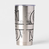 Herfst S Monogram Geïsoleerde Drinkbeker (Links)