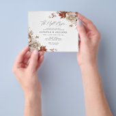 Herfst 's Nachts voor | Uitnodigingsbrochure Flyer (Hand)