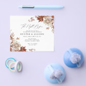 Herfst 's Nachts voor | Uitnodigingsbrochure Flyer (Enkel)