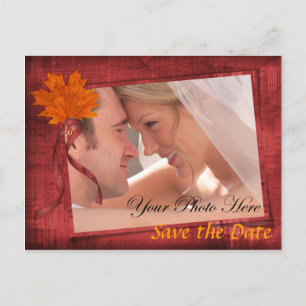 Herfst Save the Date Briefkaarten