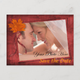 Herfst Save the Date Briefkaarten