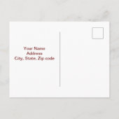 Herfst Save the Date Kaart - Rustieke Bloemen Huwe (Achterkant)