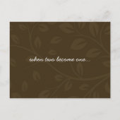 Herfst Save the Date Wedding Invitation Aankondigingskaart