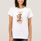 Herfst Scarecrow Quote T-shirt (Voorkant)