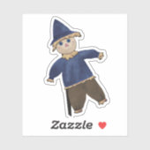 Herfst Scarecrow Sticker (Vel)