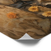 Herfst Scarecrows-Poster Poster (Hoek)