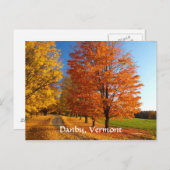 Herfst Scene Briefkaart (Voorkant / Achterkant)