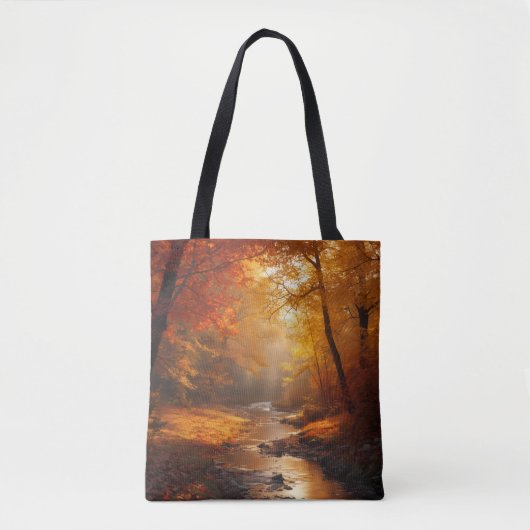 Herfst Scene Canvas tas (Voorkant)