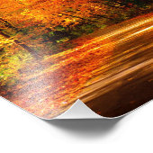 herfst scène foto afdruk (Hoek)