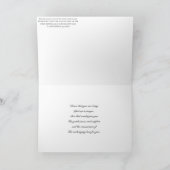 Herfst Scene in Cemetery / Sugar Maple / Sympathie Kaart (Binnen)