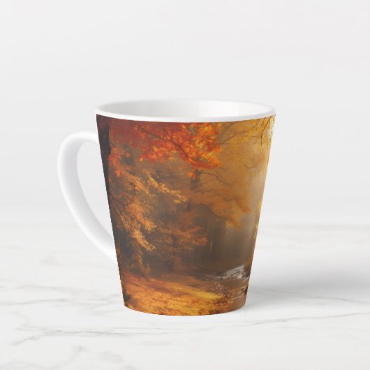 Herfst Scene Latte-Mok Latte Mok (Linkerhoek)