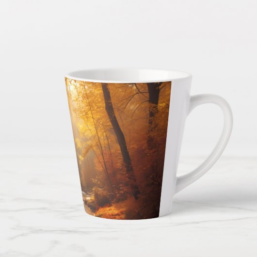 Herfst Scene Latte-Mok Latte Mok (Rechts)