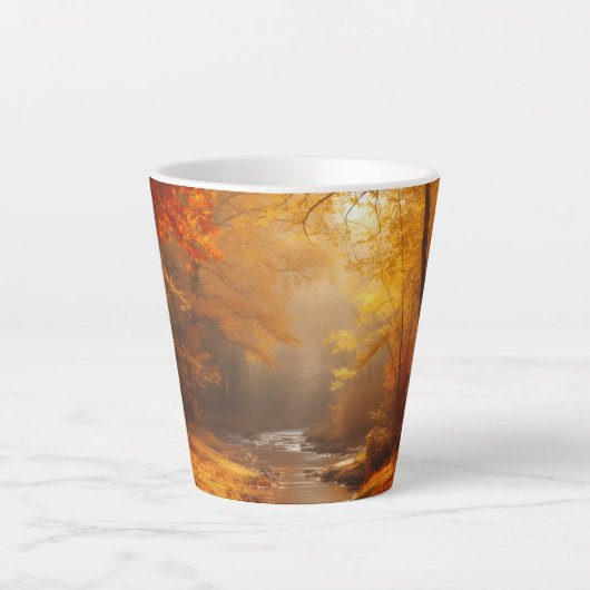 Herfst Scene Latte-Mok Latte Mok (Voorkant)