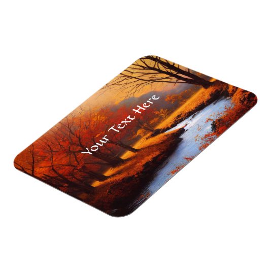  herfst scène Magnet van de Foto Magneet (Linkerzijde)