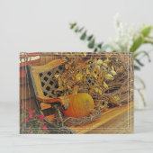 Herfst Scène / Pompoen & Bittersweet 5 x 7 Briefka Kaart (Staand voorkant)