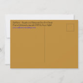 Herfst Scène / Pompoen & Bittersweet 5 x 7 Briefka Kaart (Achterkant)