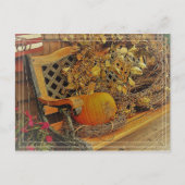 Herfst scène / pompoen & bitterzoet 4,25 x 5,6 inc briefkaart (Voorkant)