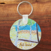 Herfst scène sleutelhanger (Achterkant)