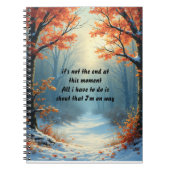 Herfst Scenery Spiral Foto Notitieboek (Voorkant)