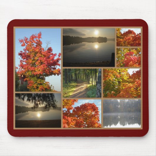 Herfst scènes 1 Mousepad Muismat (Voorkant)