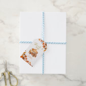Herfst schatje baby shower cadeau tag cadeaulabel (Met Touw)