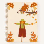 Herfst schattig 🤎🍪 notitieboek (Voorkant)