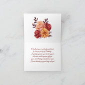 Herfst Schattigee Gnome Fall Bladeren Verjaardag Bedankkaart (Binnen)