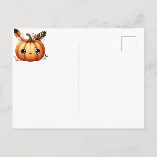 Herfst Schattigee Gnome Fall Bladeren Verjaardag Briefkaart (Achterkant)