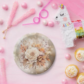 Herfst Schattigee Gnome Fall Bladeren Verjaardag Papieren Bordje (Feest)