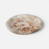 Herfst Schattigee Gnome Fall Bladeren Verjaardag Papieren Bordje (Gekanteld)