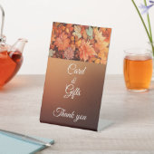 Herfst Schattigee Gnome Fall Bladeren Verjaardag Reclamebord Met Voetstuk (Insitu)