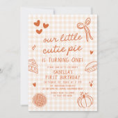 Herfst Schattigee Hand getrokken onze kleine schat Kaart (Voorkant)