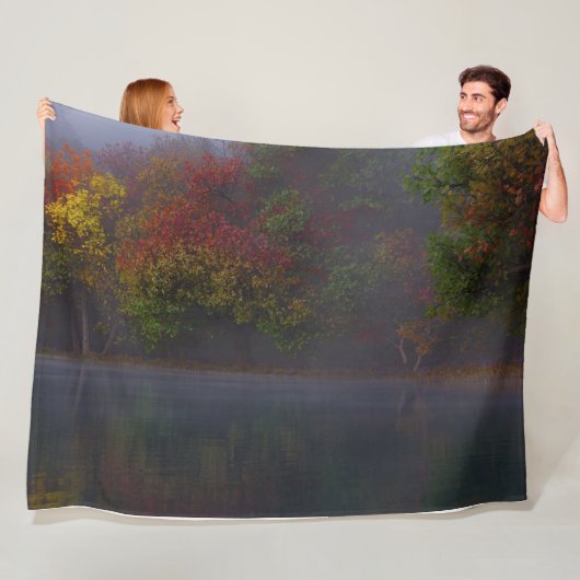 Herfst (schemering) fleece deken (In situ)