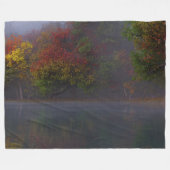 Herfst (schemering) fleece deken (Voorkant (Horizontaal))
