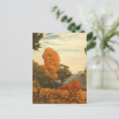 Herfst schilderen Briefkaart (Staand voorkant)