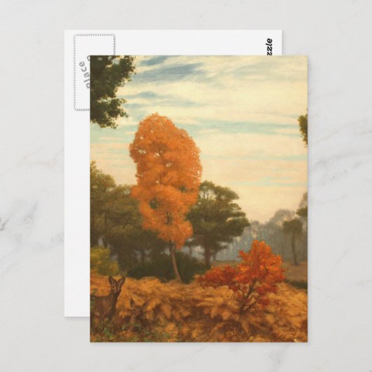  Herfst schilderen Briefkaart (Voorkant / Achterkant)