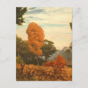 Herfst schilderen Briefkaart
