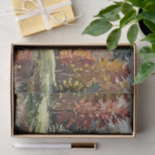 Herfst Schilderij Print Tissuepapier (Geschenk)