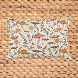 Herfst schimmels en bladeren - naadloos patroon. accent kussen