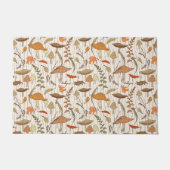 Herfst schimmels en bladeren - naadloos patroon. deurmat (Voorkant)