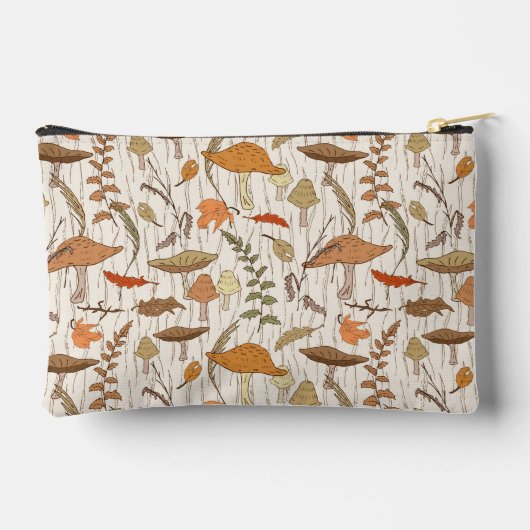 Herfst schimmels en bladeren - naadloos patroon. etui (Achterkant)