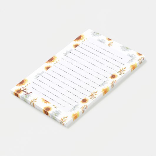 Herfst School Post-it® Notes (Schuin)